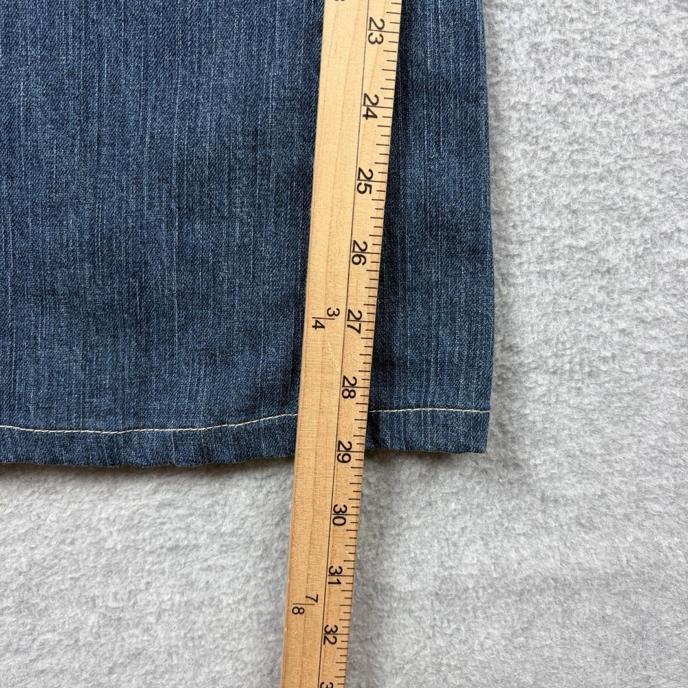 Vintage American Eagle Jeans Womens 8 Blue Artist Bootcut Low Rise Stretch Y2K - Picture 8 of 9